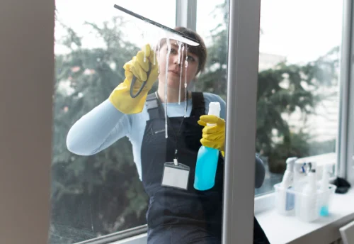 Nettoyage de vitres intérieures et extérieures à Orcenais
